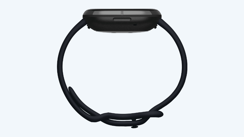 Fitbit Sense noire de côté