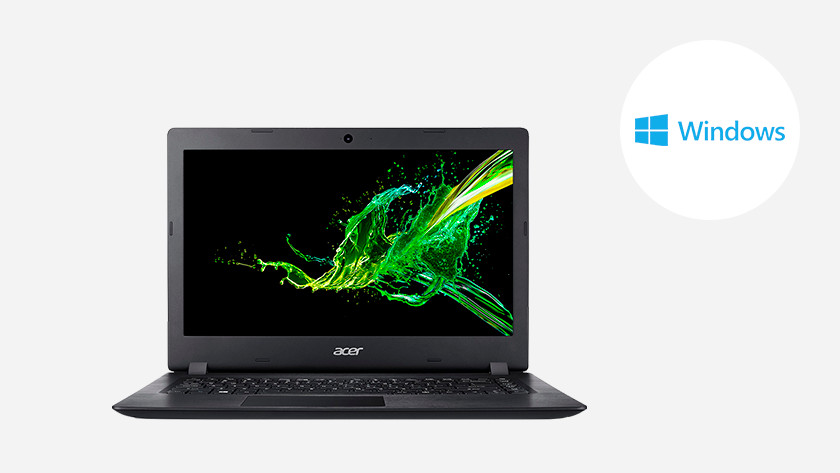 Un PC portable avec le logo Windows.