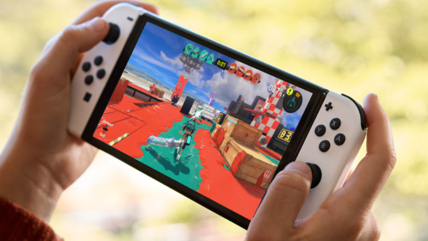 Nintendo Switch in de winkel