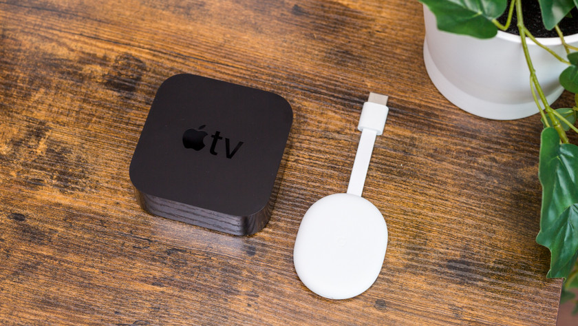 Compare the Google Chromecast to Apple TV