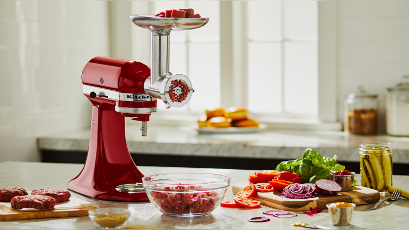 KitchenAid with meat grinder