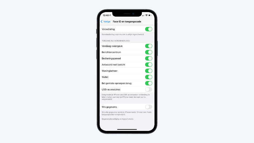 2. Appuyez sur « Effacer les données » en bas de l'écran.