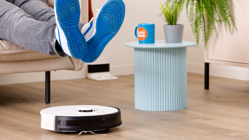 Tapo smart robot vacuum in use