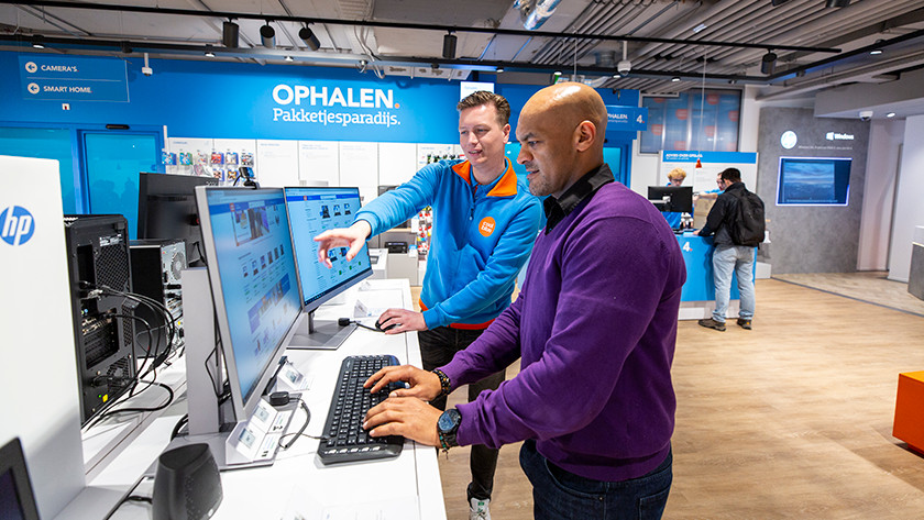 Advies van specialisten in de winkel