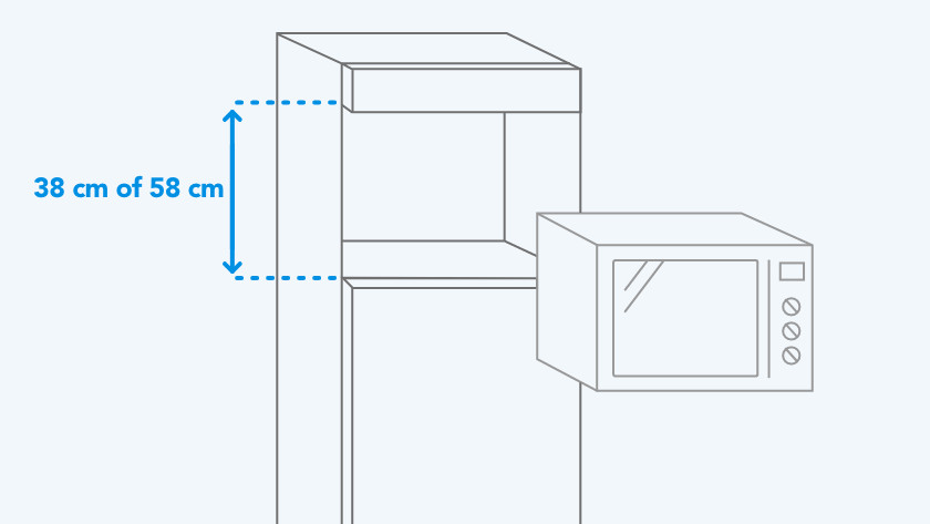 Height built-in microwave
