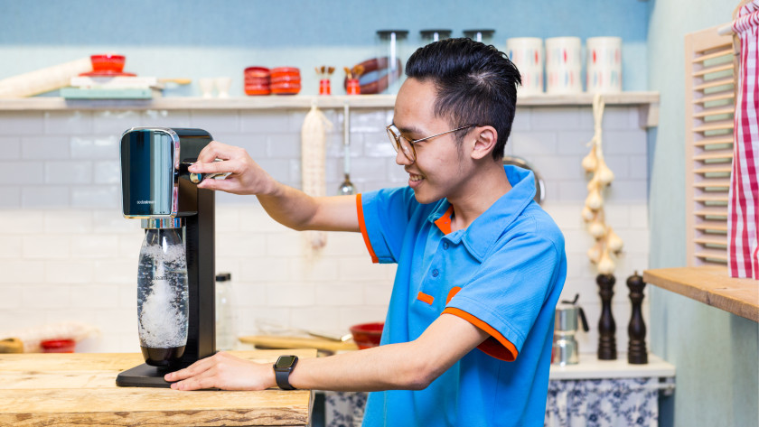 Commande à levier SodaStream