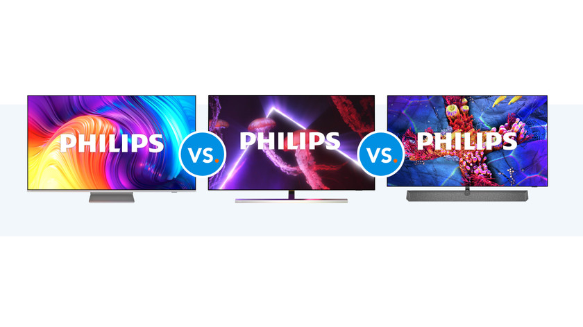 Comparez les télévisions Philips The One, OLED et OLED+