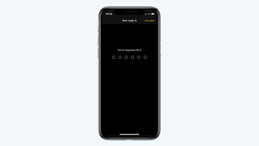 Enter the passcode