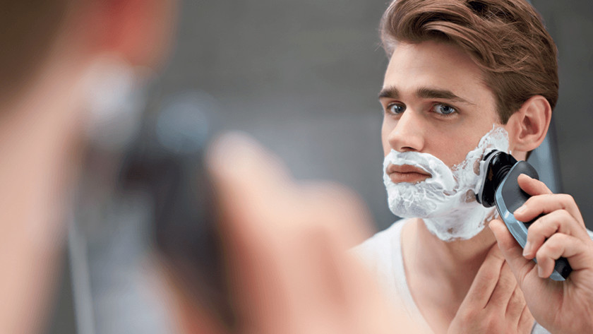 technique rasage barbe