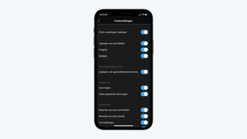 Sélectionner notifications