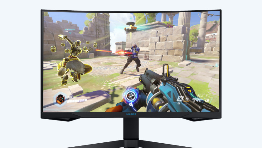 Overwatch op 240 hertz op een Samsung monitor