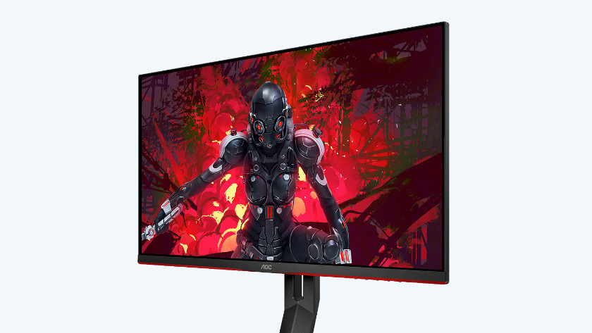 QHD resolution of the 27-inch AOC gaming monitor