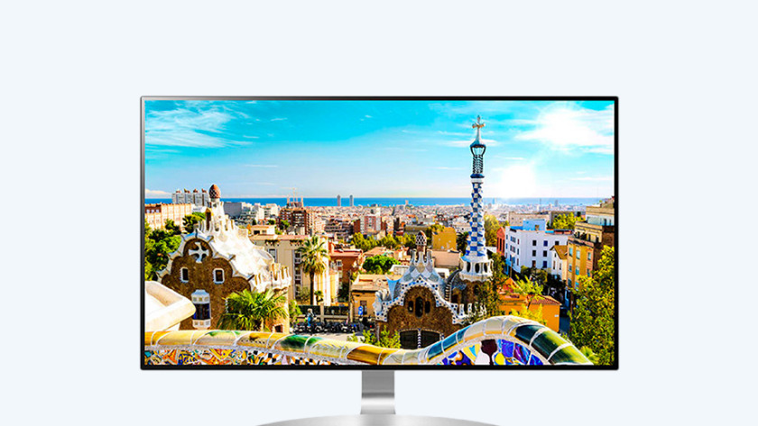 Een HDR monitor toont levendige kleuren