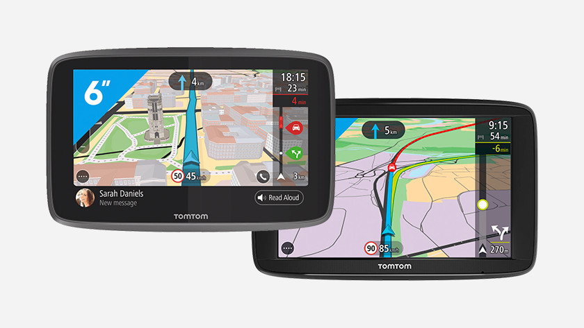 Auto gps met ingebouwde sim of smartphone