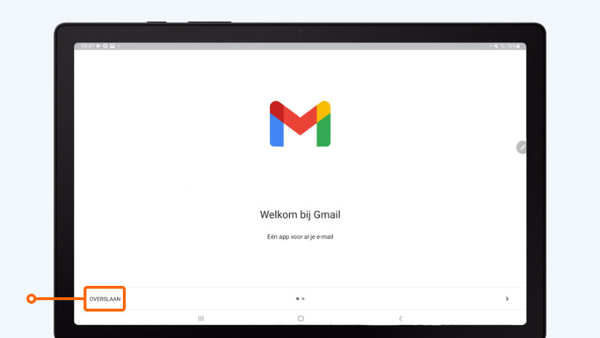 gmail instellen app