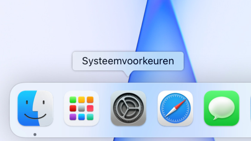 Klik op systeemvoorkeuren