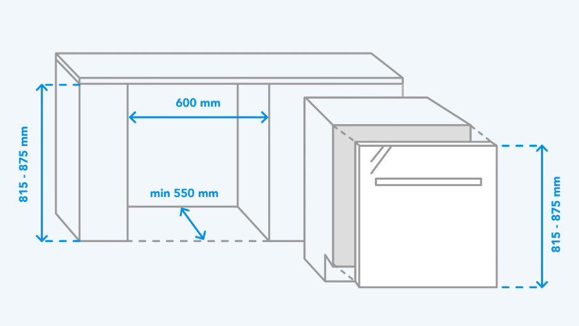 Niche dimensions dishwasher