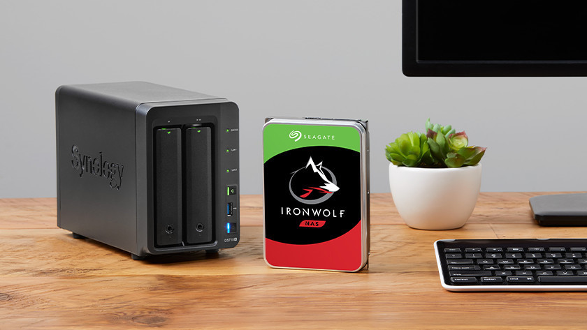 A Synology NAS with Seagate IronWolf HDD Bundle