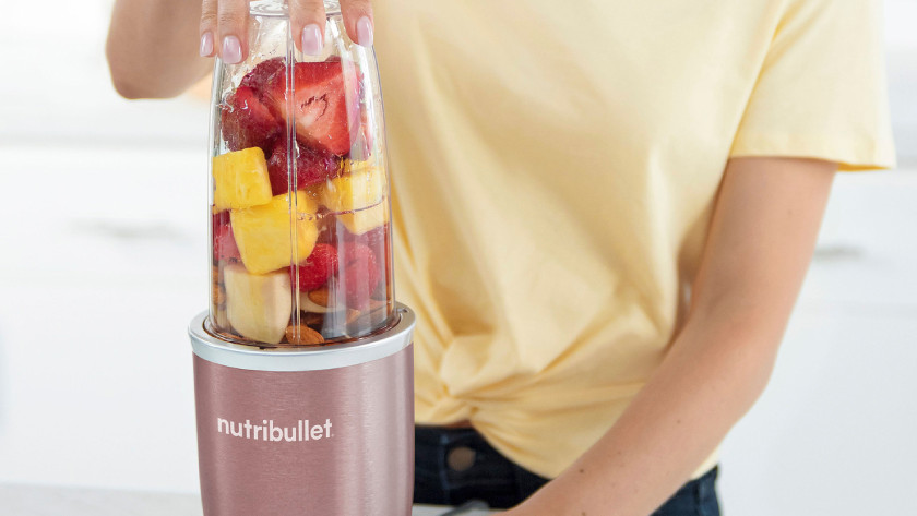 nutribullet bediening met hand