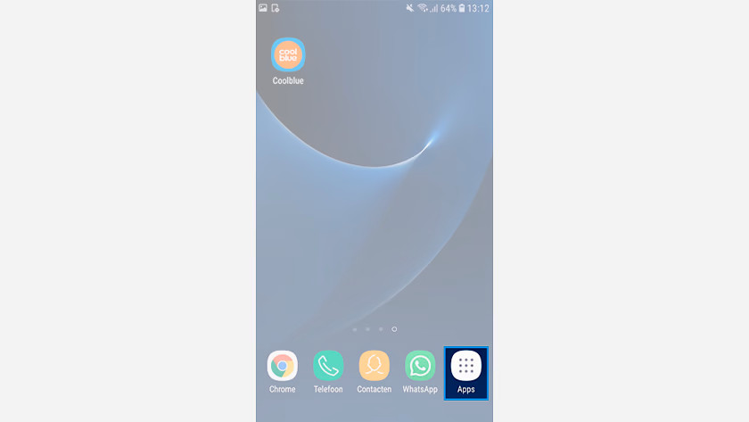 Ouvrez « Applis »