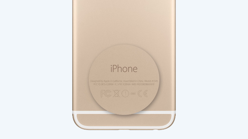 Numéro IMEI au dos de l'iPhone