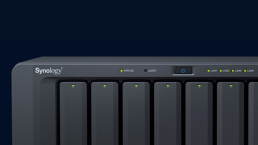 Gros plan sur un NAS Synology