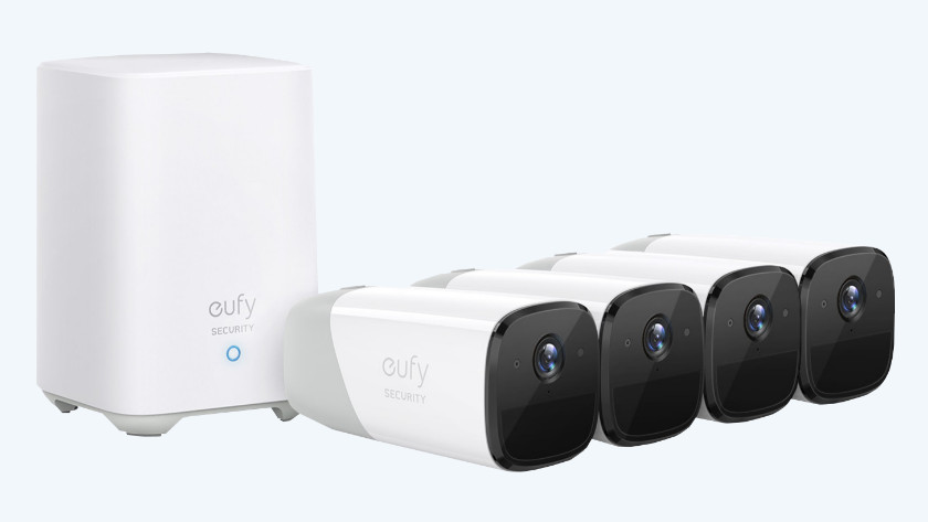 Eufy camera set with HomeBase