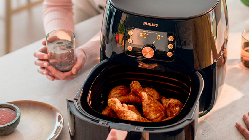 Airfryer avec poulet