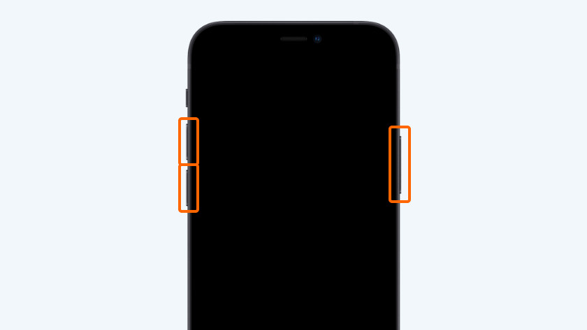 iPhone zonder thuisknop herstarten