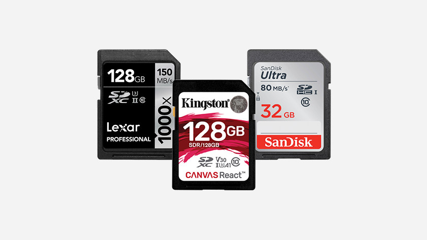 Extra memory cards