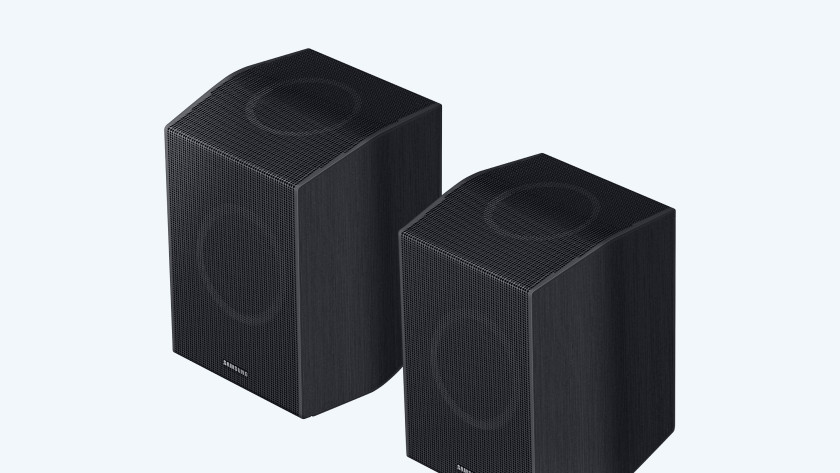 Draadloze achterspeakers van de Samsung HW-Q930D.