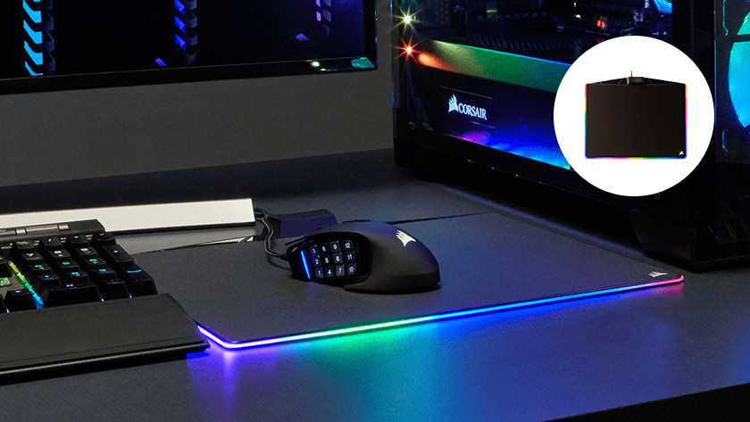 RGB gaming battlestation mouse pad