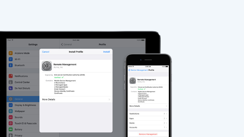 Apple mobile device management ios