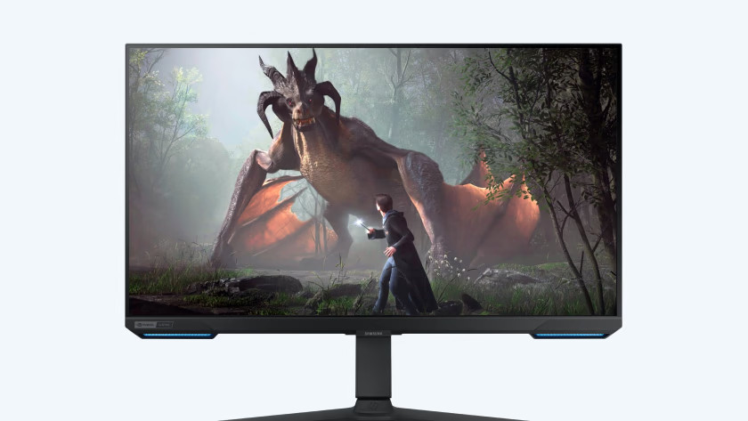 Samsung Odyssey G7 monitor met Hogwarts Legacy