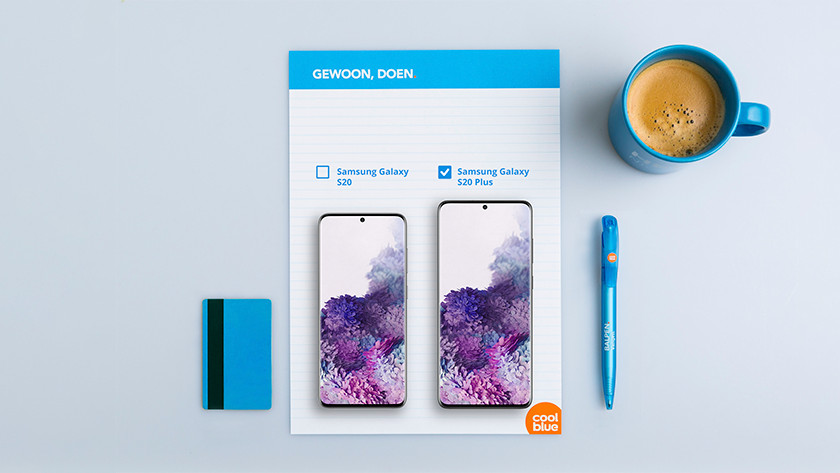 Разница в размерах Samsung S20 и S20 Plus