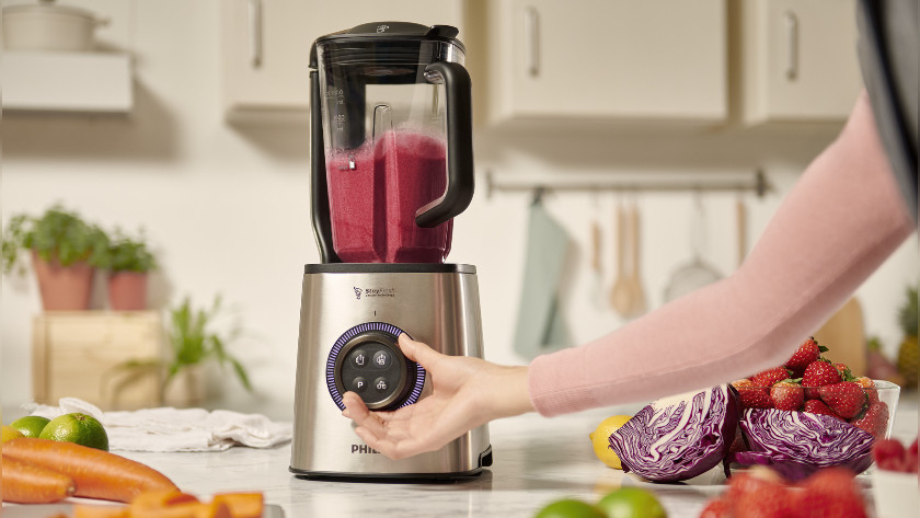 Blender with smoothie