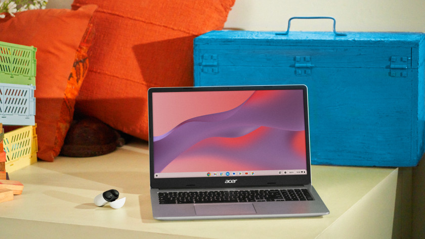 Chromebook sur une table