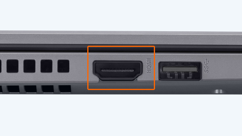 Connexion HDMI à un PC portable