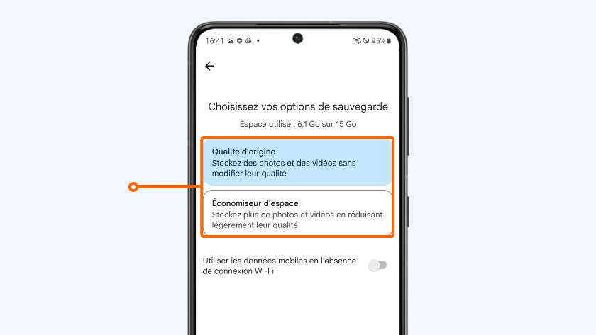 choisir la qualité Google Photos