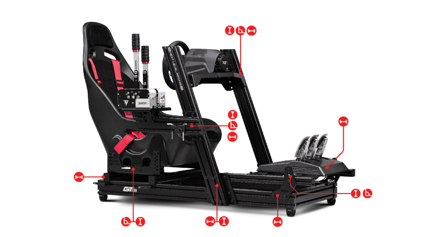 Comparison Next Level Racing F-GT Elite and GT Elite cockpit - Coolblue ...