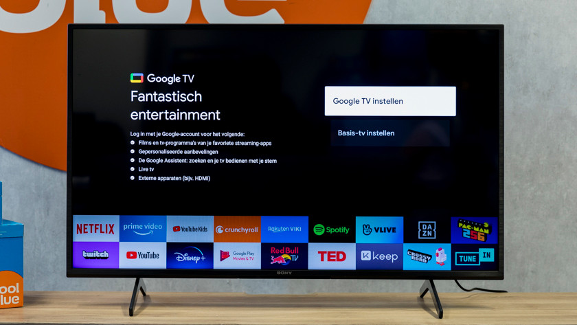 Sélectionnez « Configurer Google TV »