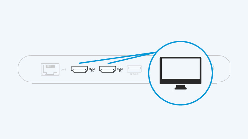 Monitoren aansluiten via HDMI