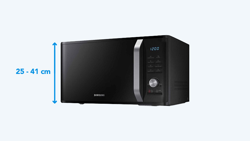 Height freestanding microwave