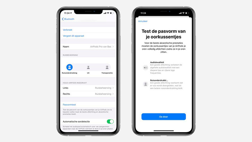 How does the fit test work on the AirPods Pro? - Coolblue - anything