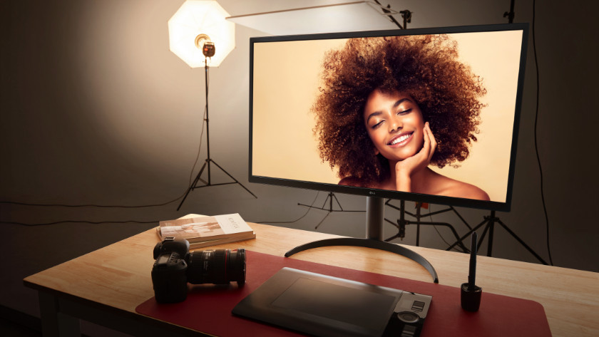 Een OLED setup voor beeldbewerking