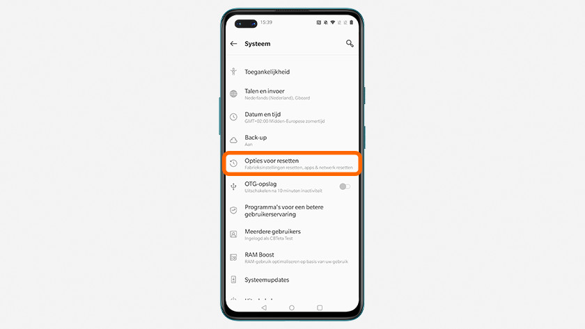 Réinitialiser OnePlus