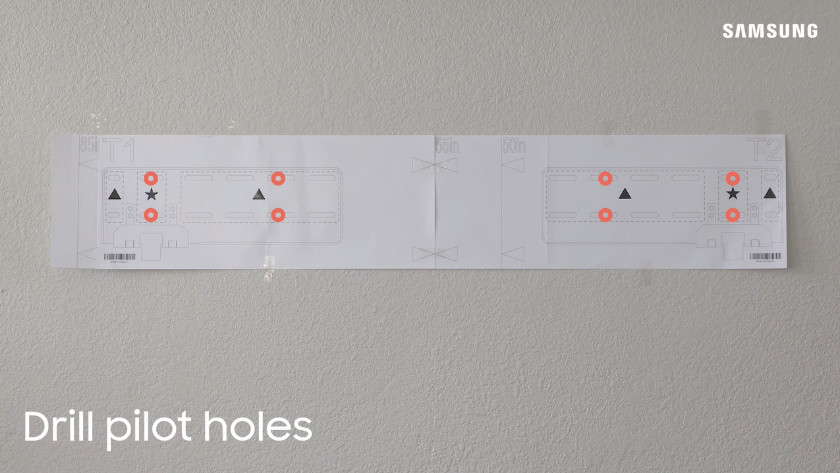 Samsung Frame Tv Mounting Template