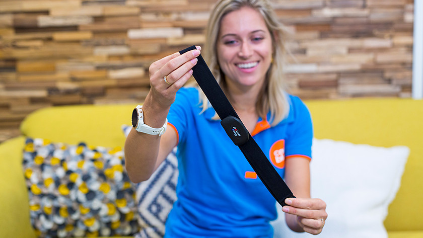 Hartslagband op arm