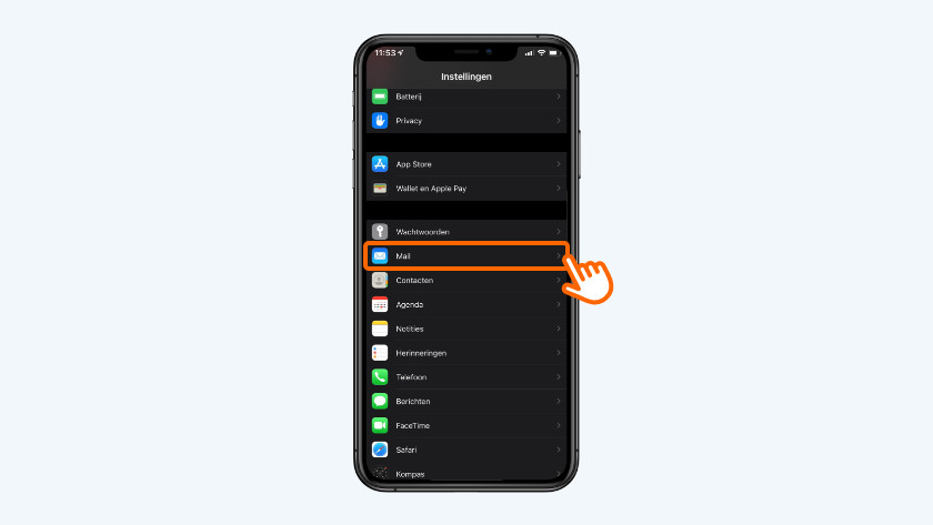 comment avoir sa messagerie outlook sur iphone