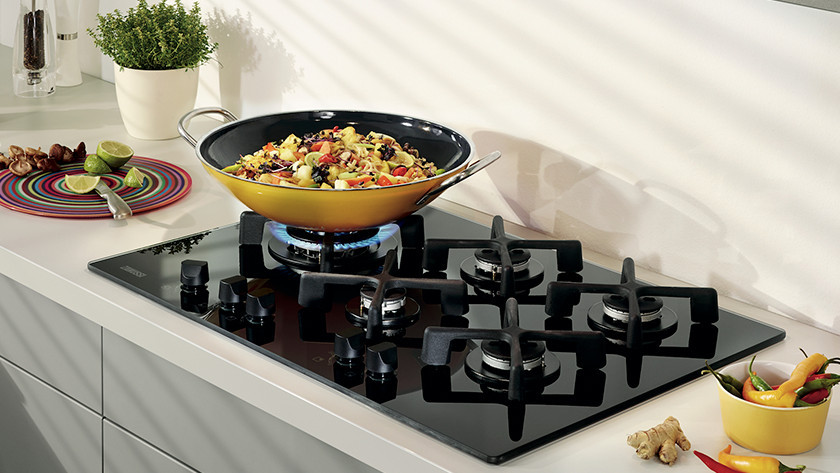 Cook on a gas cooktop